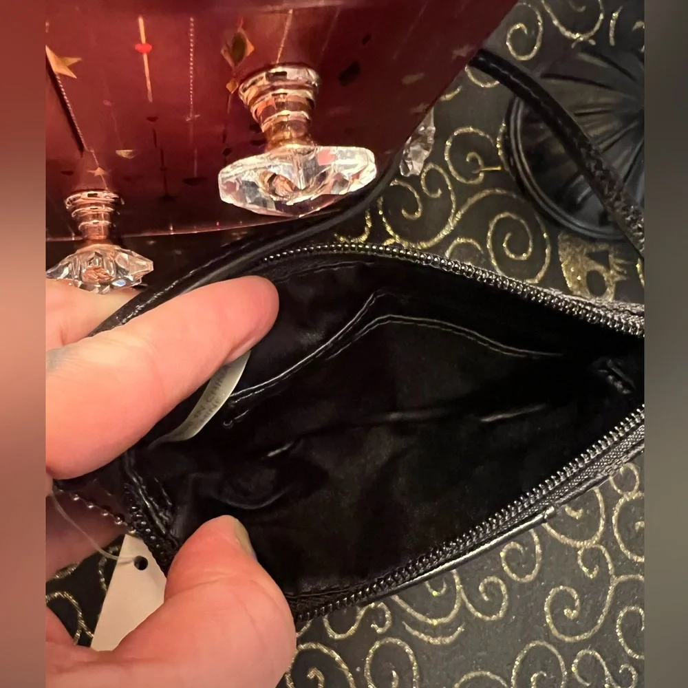 Coach Black Signature C Wristlet